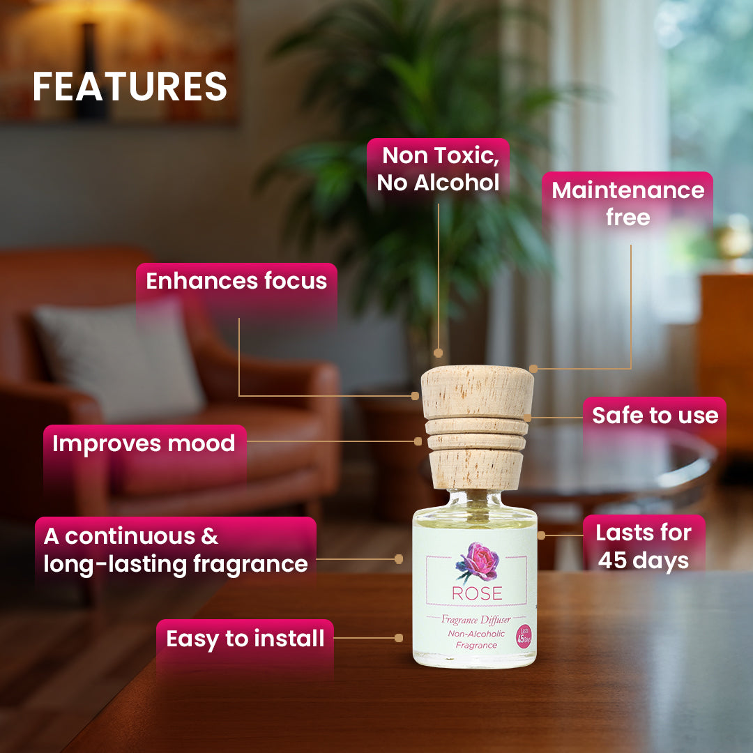 Fragrance Diffuser Rose - 10ml