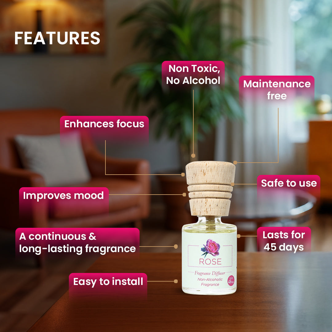 Fragrance Diffuser Rose - 10ml