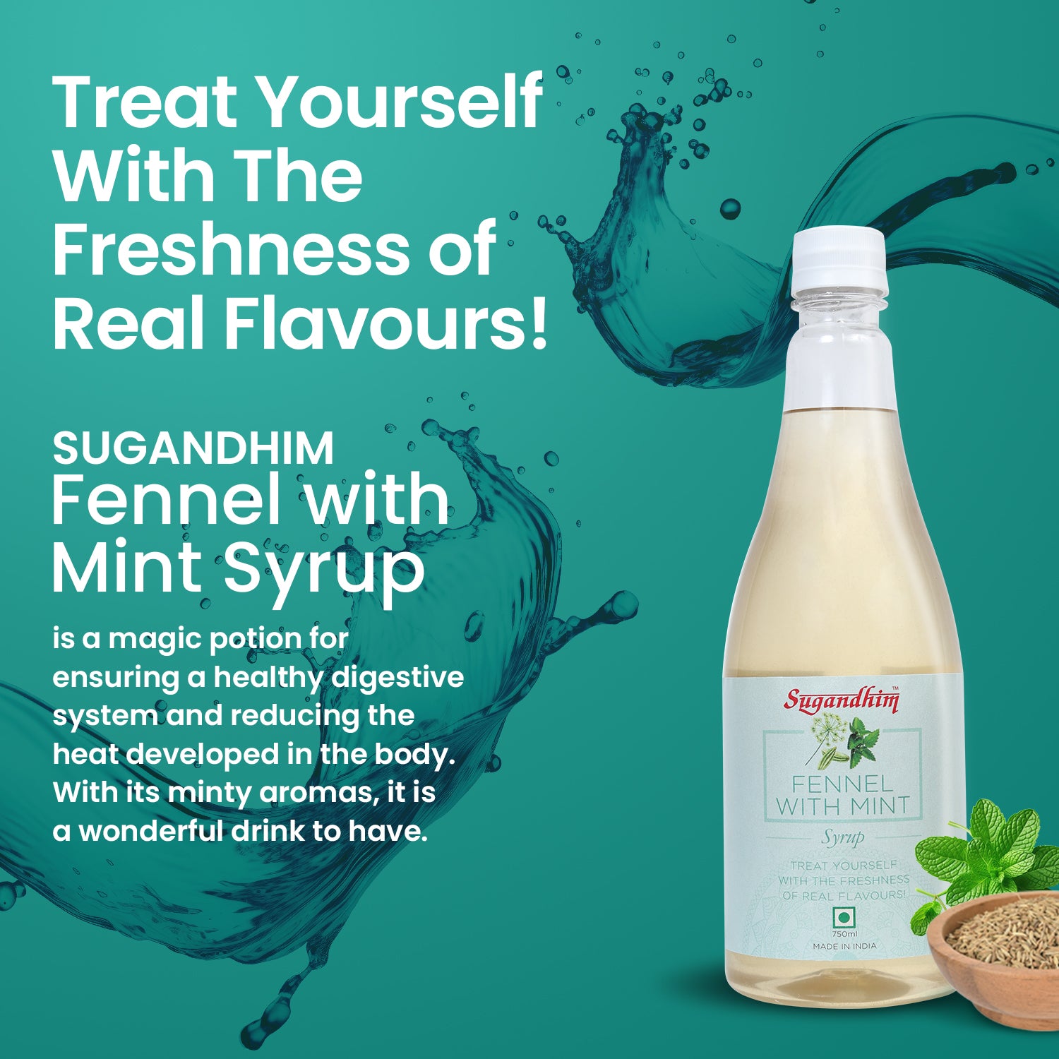 Fennel with Mint Syrup - 750ml