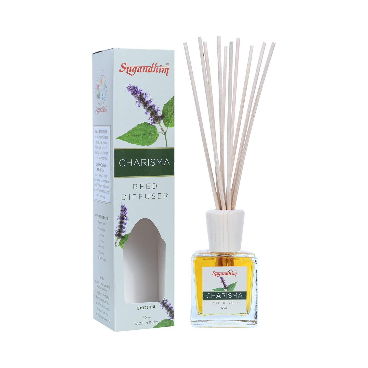 Reed Diffuser Charisma - 100ml + 5 Sticks