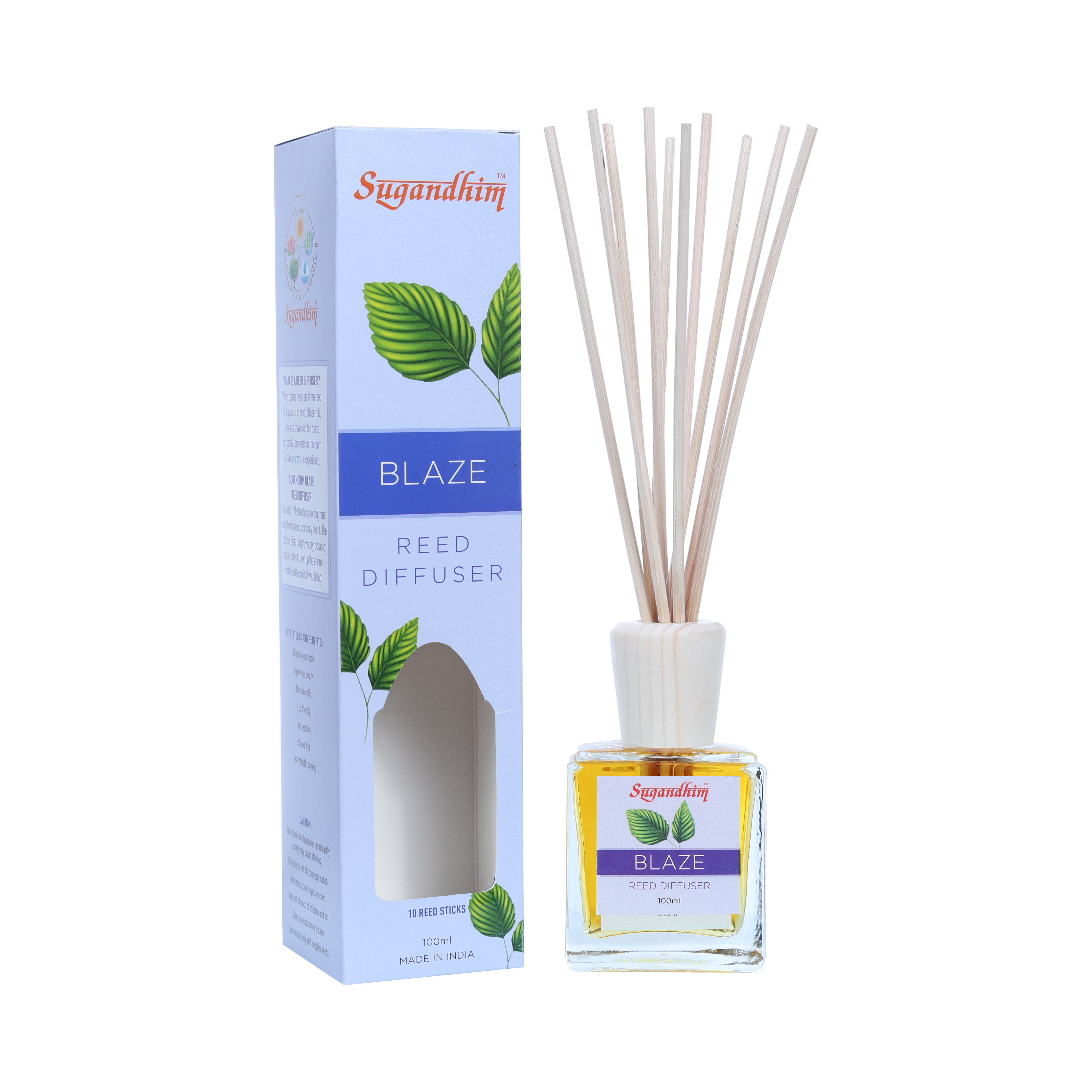 Reed Diffuser Blaze - 100 ml + 5 Sticks