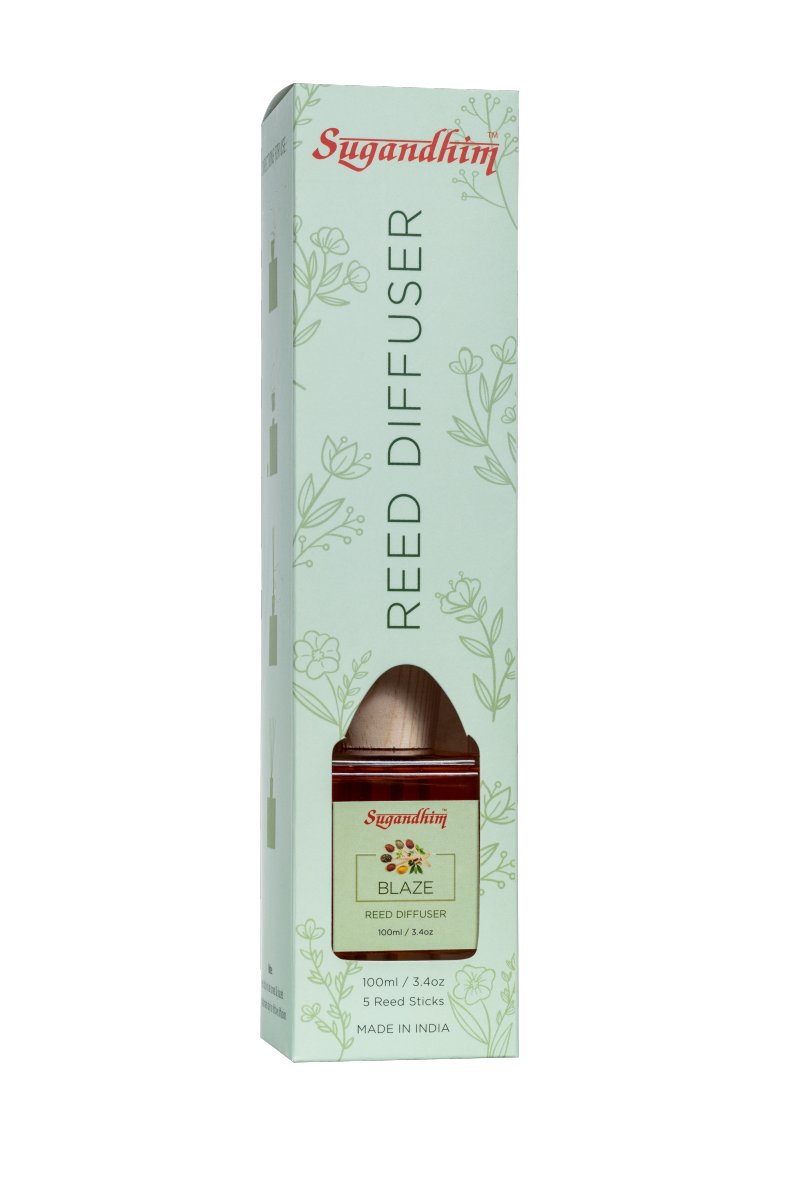 Reed Diffuser Blaze - 100 ml + 5 Sticks