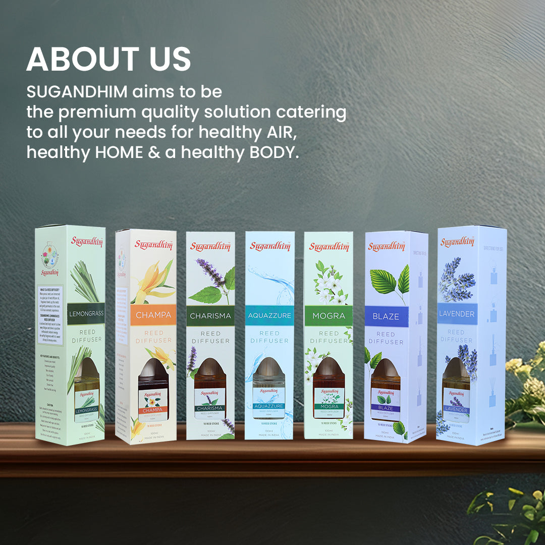 Reed Diffuser Mogra - 100ml + 5 Sticks