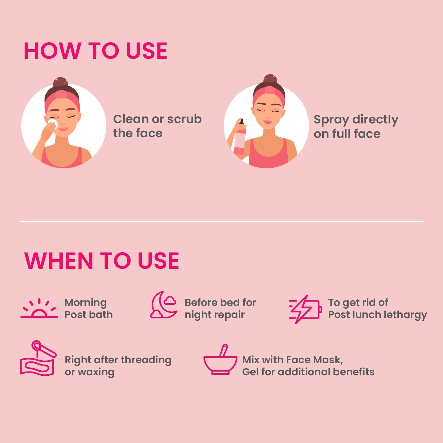 Rose Water Spray or Face Mist - 100ml