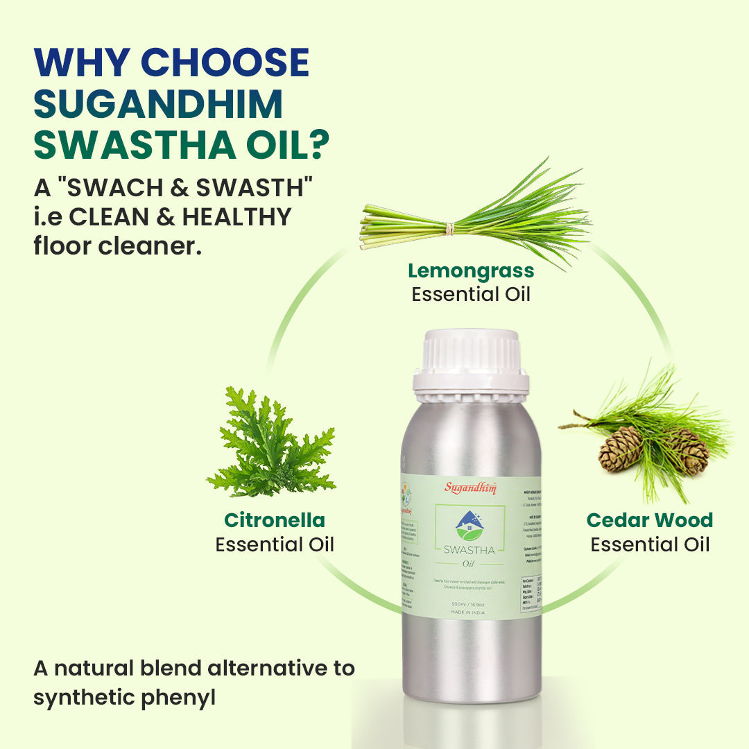 Swastha Oil - Plant based floor cleaner oil
