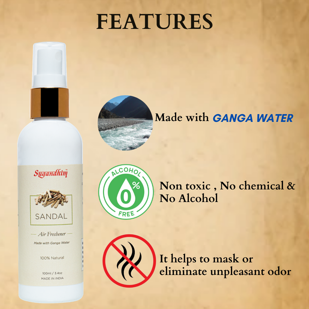 Features of Sandal Air Freshener