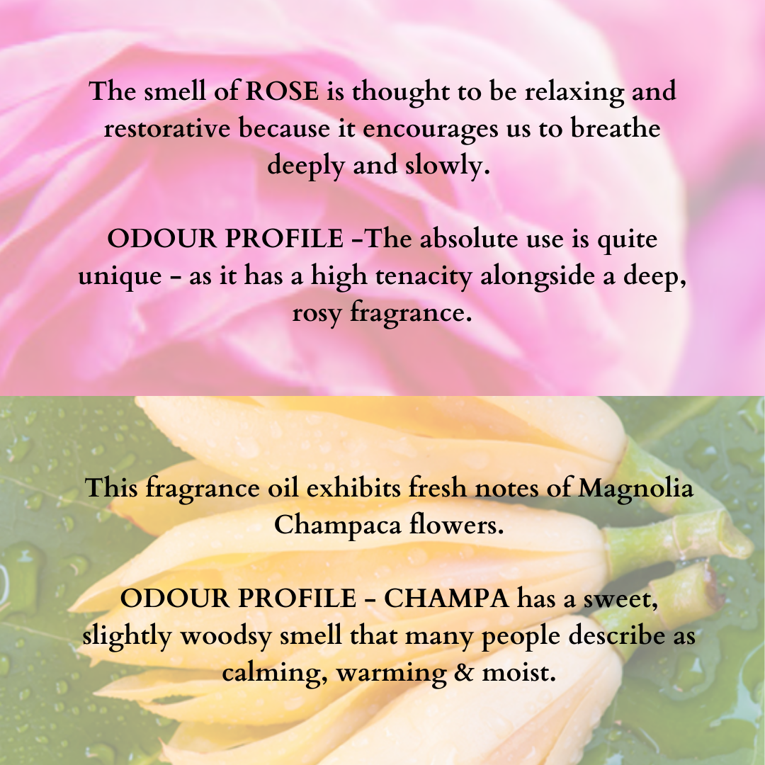 Solid Wax Perfume - Champa & Rose Fragrances - 5gmsX2