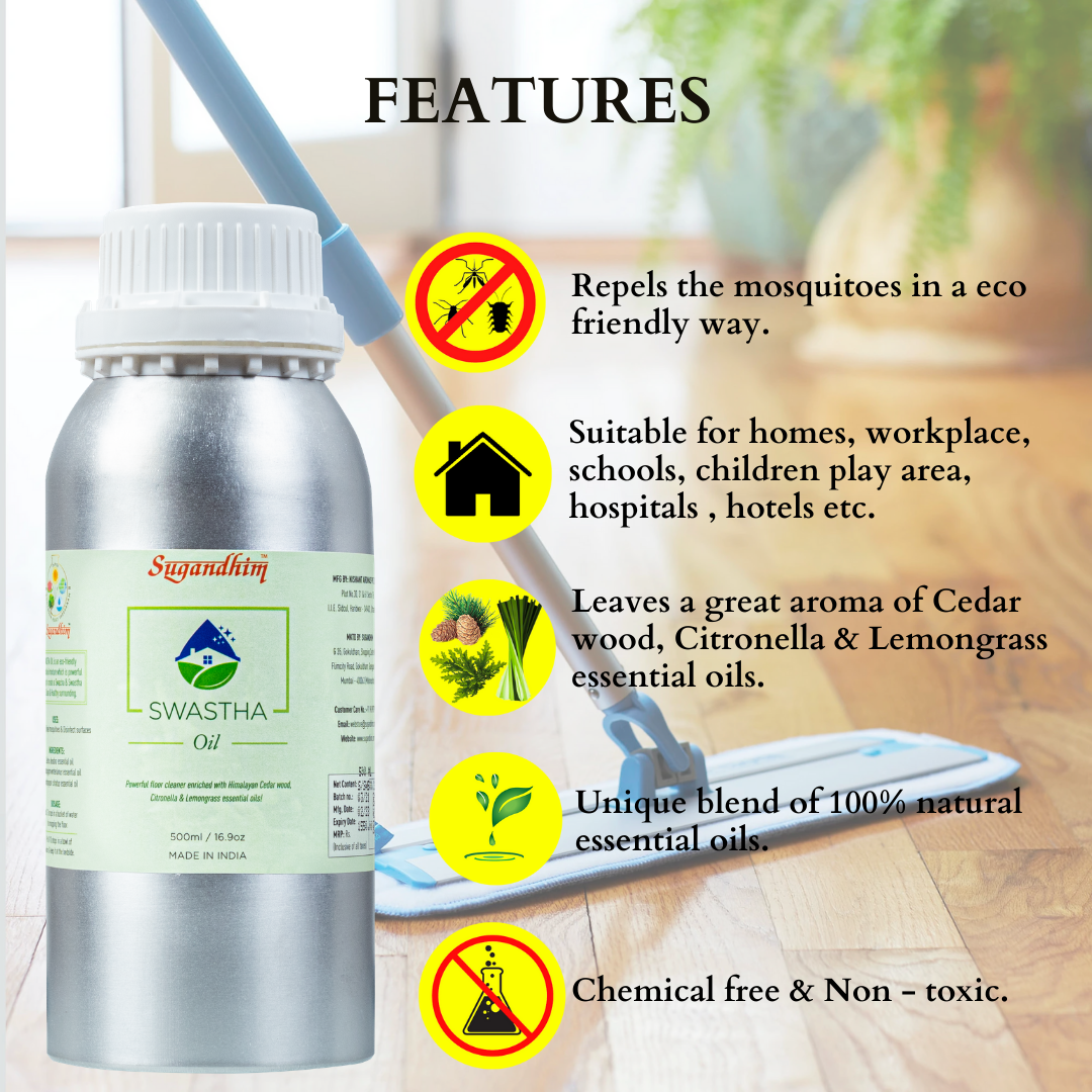 Swastha Oil - Plant based floor cleaner oil
