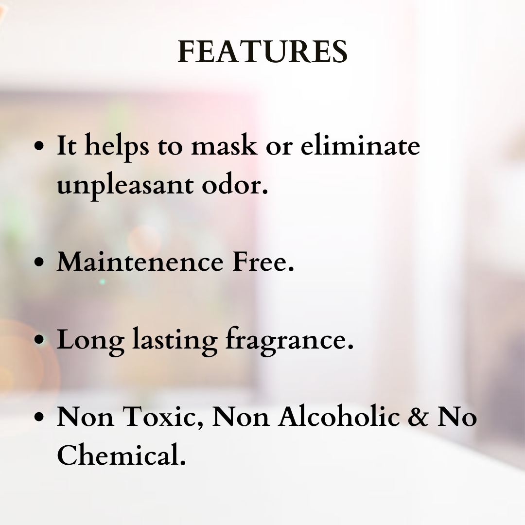 Features Of Aquazzure Fragrance Diffuser