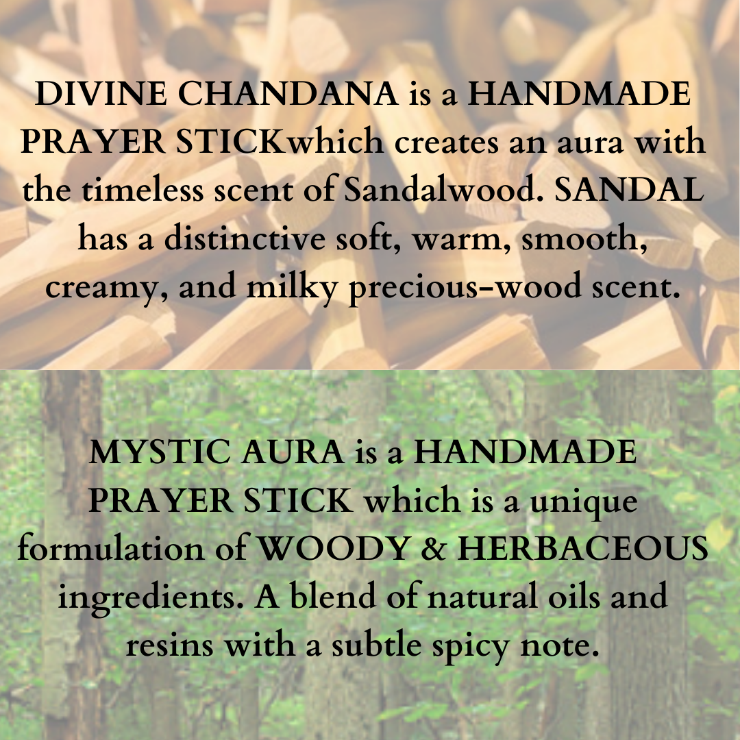 Mystic Aura or Divine Chandana Incense Stick