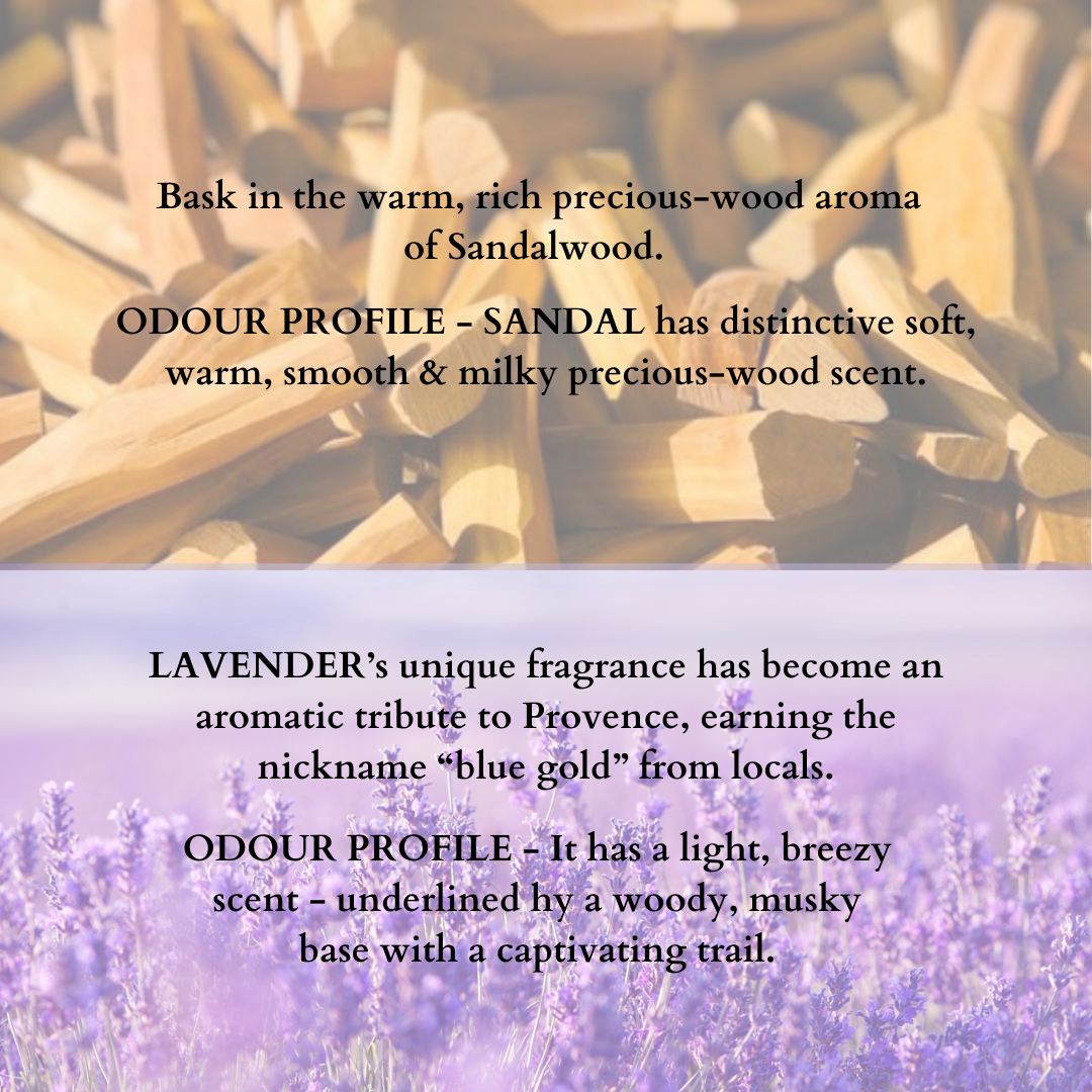 Mahak Lavender & Sandal Car Fragrances - 15mlX2