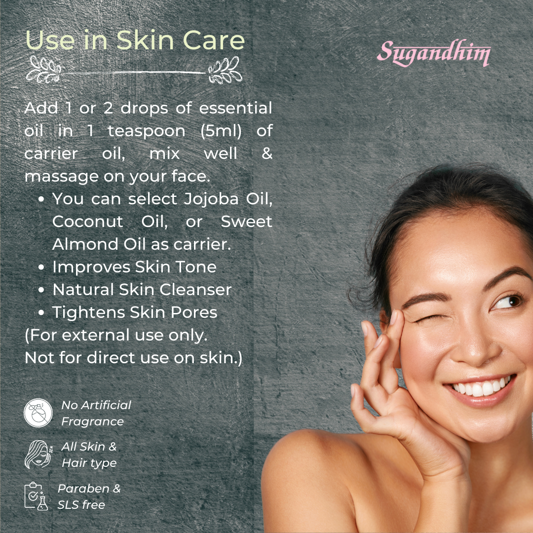 Use In Skin Care Citronella Essential Oil - Sugandhim
