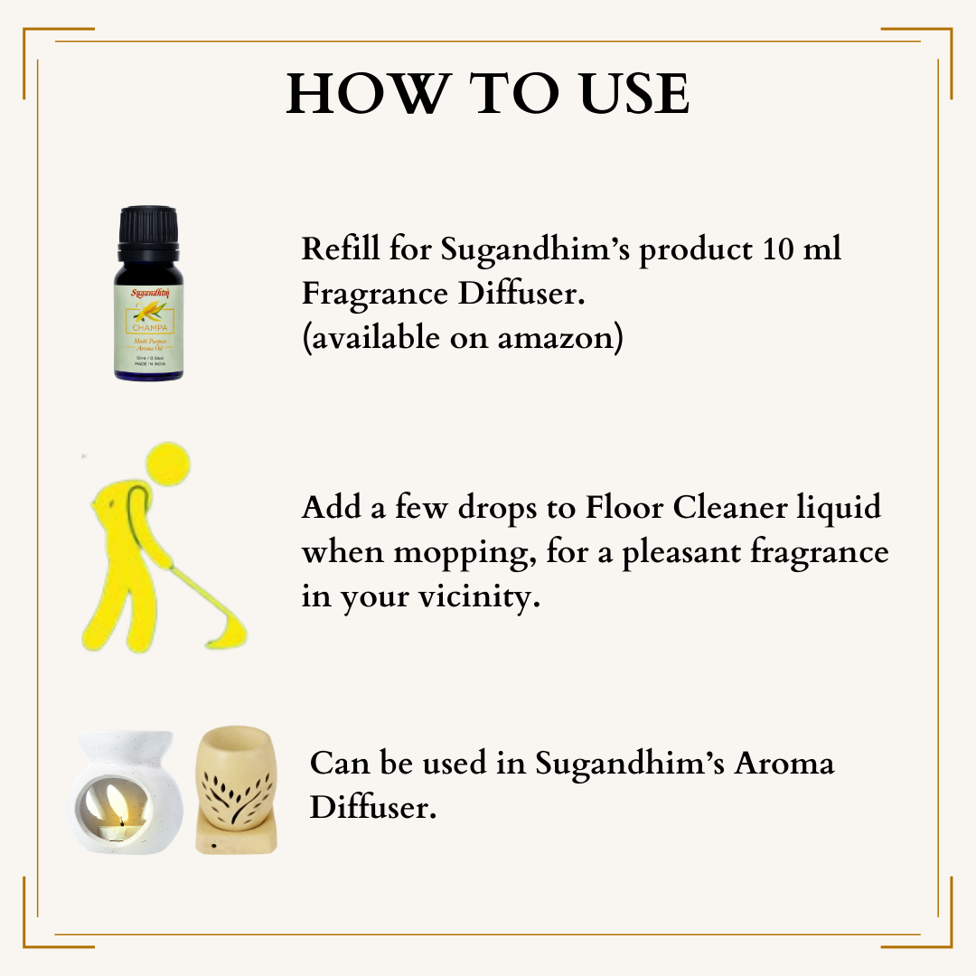 How To Use Champa Aroma Oil