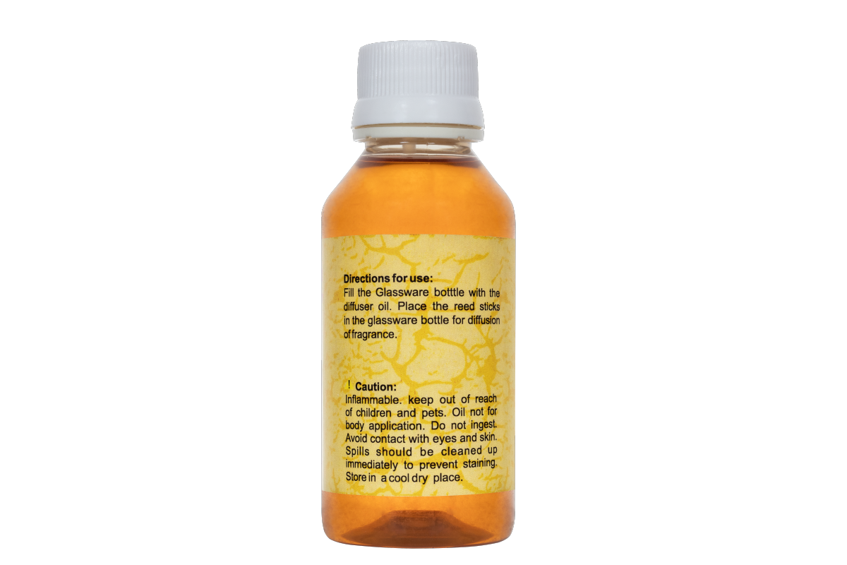 Anandin Diffuser Oil Refill - Riddhi/Mogra Fragrance - 100ml + 5 sticks