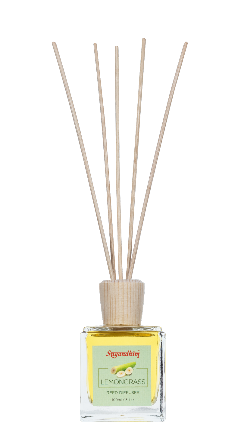 Reed Diffuser Lemongrass - 100ml + 5 Sticks