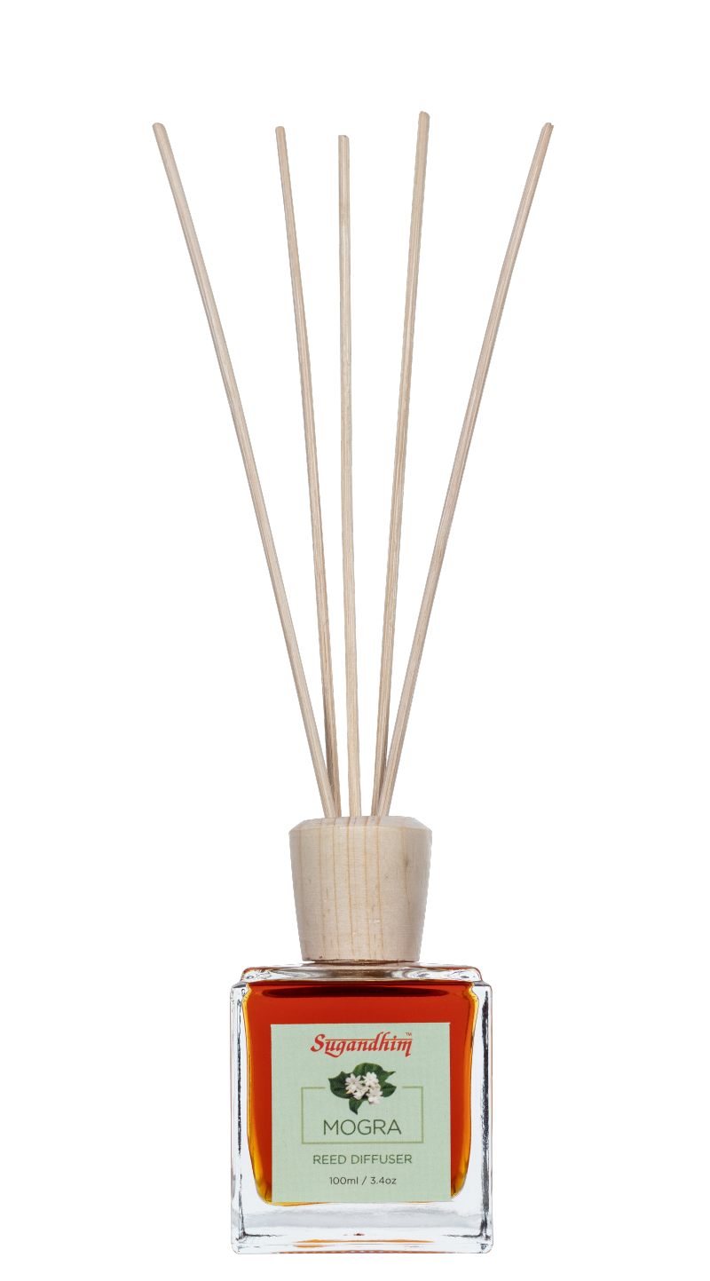 Reed Diffuser Mogra - 100ml + 5 Sticks