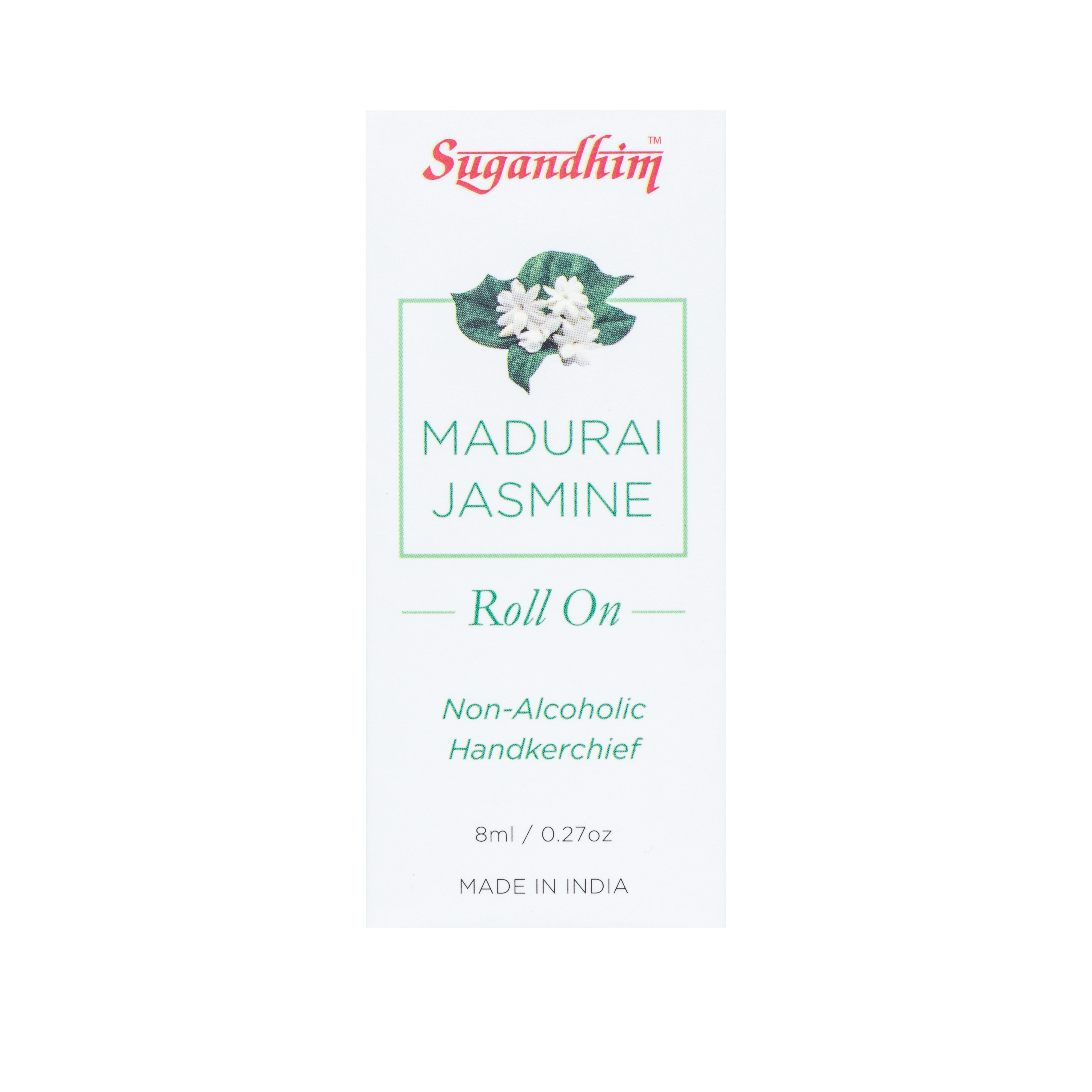 Handkerchief Roll-On Madurai Jasmine/Mogra - 8ml