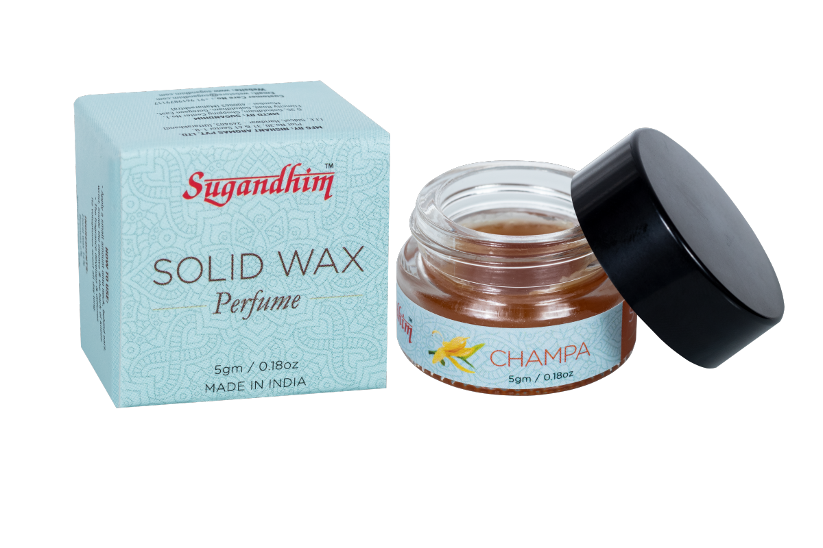 Solid Wax Perfume Champa Fragrance - 5gms