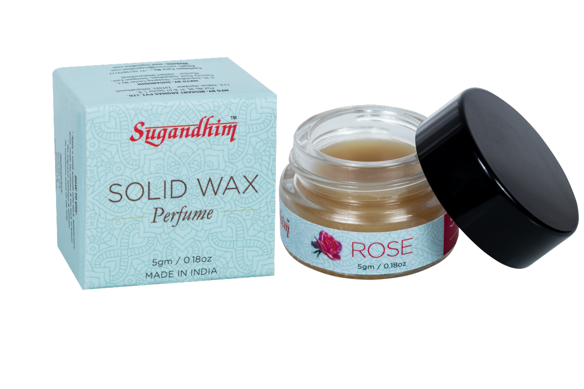 Solid Wax Perfume Rose Fragrance - 5gms