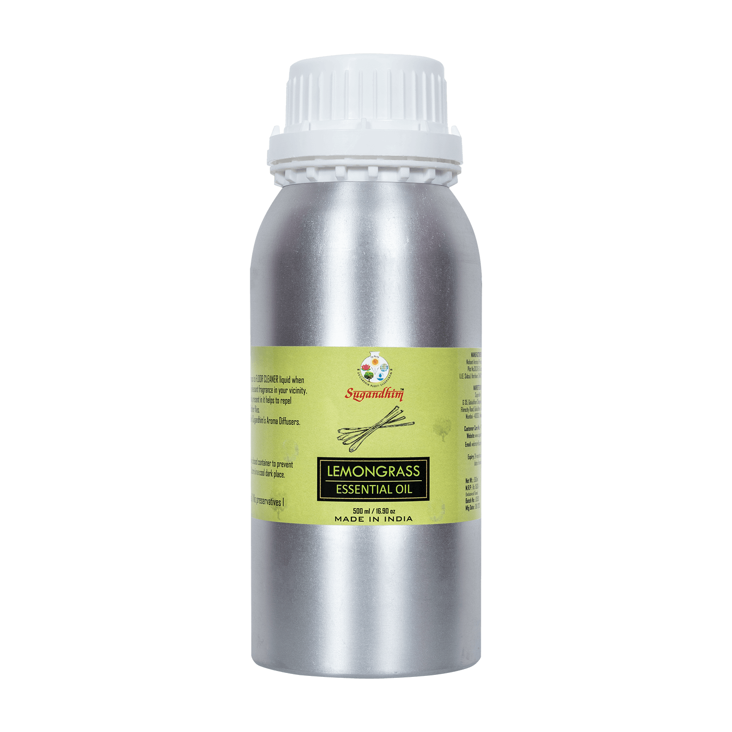 Lemongrass Essential Oil - 10ml/500ml