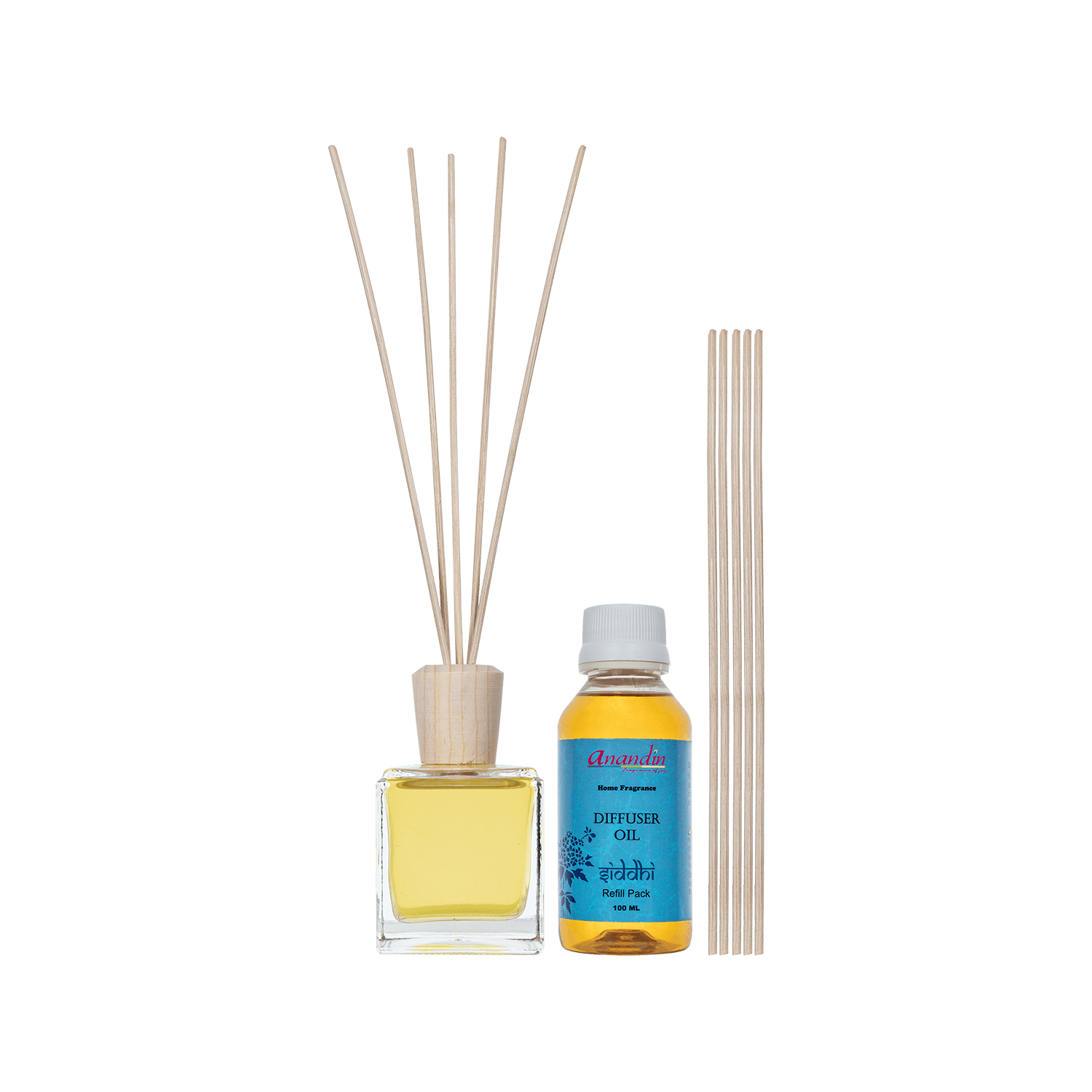 Anandin Reed Diffuser - Siddhi/Charisma Fragrance - 200ml+10Sticks